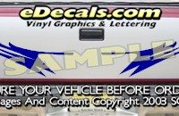 HDA565 Tribal Tailgate Accent Graphic Decal