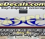 HDA566 Tribal Tailgate Accent Graphic Decal