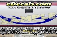 HDA569 Tribal Tailgate Accent Graphic Decal