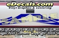 HDA575 Tribal Tailgate Accent Graphic Decal