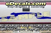 HDA579 Tribal Tailgate Accent Graphic Decal