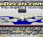 HDA581 Flames Tribal Tailgate Accent Graphic Decal