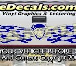 HDA582 Flames Devil Tribal Tailgate Accent Graphic Decal