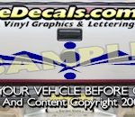 HDA585 Tribal Tailgate Accent Graphic Decal