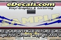 HDA590 Lightning Bolts Tribal Tailgate Accent Graphic Decal