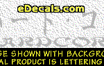 KAN105 Japanese Chinese Asian Kanji Hardcore w/Wording Decal