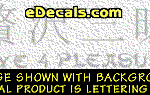 KAN107 Japanese Chinese Asian Kanji Live 4 Pleasure w/Wording Decal