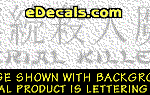 KAN113 Japanese Chinese Asian Kanji Serial Killer w/Wording Decal