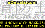 KAN135 Japanese Chinese Asian Kanji Fireman w/Wording Decal