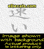  KAN200 Japanese Chinese Asian Kanji Fast Decal