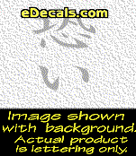 KAN208 Japanese Chinese Asian Kanji Fearful Decal