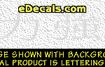 KAN230 Japanese Chinese Asian Kanji Powerful Decal