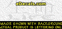  KAN259 Japanese Chinese Asian Kanji Life w/Wording Decal
