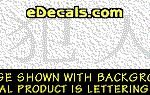 KAN266 Japanese Chinese Asian Kanji Criminal Decal