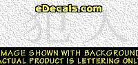  KAN266 Japanese Chinese Asian Kanji Criminal Decal