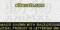  KAN271 Japanese Chinese Asian Kanji Animal w/Wording Decal