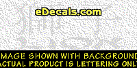  KAN273 Japanese Chinese Asian Kanji Lion w/Wording Decal