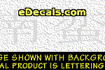 KAN274 Japanese Chinese Asian Kanji Barbarian Decal