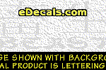 KAN277 Japanese Chinese Asian Kanji Beast w/Wording Decal