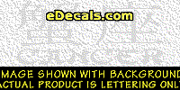  KAN279 Japanese Chinese Asian Kanji Cancer w/Wording Decal