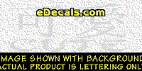  KAN283 Japanese Chinese Asian Kanji Cute w/Wording Decal