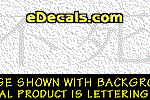 KAN286 Japanese Chinese Asian Kanji Immortal Decal