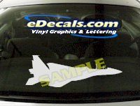  MIL100 Military Aircraft Airplane Decal