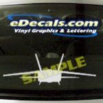 MIL101 Military Aircraft Airplane Decal