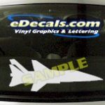 MIL104 Military Aircraft Airplane Decal