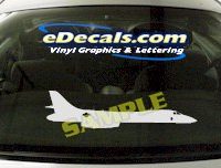  MIL106 Military Aircraft Airplane Decal