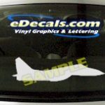 MIL107 Military Aircraft Airplane Decal