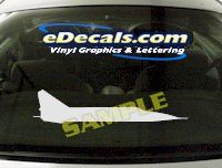  MIL108 Military Aircraft Airplane Decal