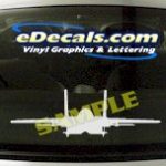 MIL110 F16 Eagle Military Aircraft Airplane Decal