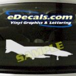 MIL114 F4 Fantom Military Aircraft Airplane Decal