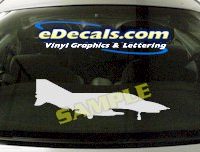  MIL114 F4 Fantom Military Aircraft Airplane Decal