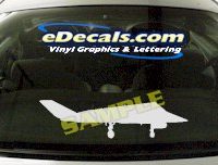  MIL116 F117 Nighthawk Military Aircraft Airplane Decal