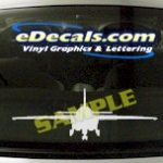 MIL118 Military Aircraft Airplane Decal
