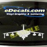 MIL119 AV8 Harrier Military Aircraft Airplane Decal