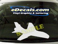  MIL127 Military Aircraft Airplane Decal