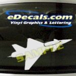 MIL129 Military Aircraft Airplane Decal