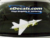 MIL129 Military Aircraft Airplane Decal