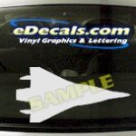 MIL130 Military Aircraft Airplane Decal