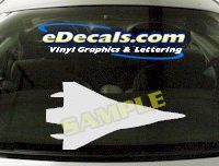  MIL130 Military Aircraft Airplane Decal