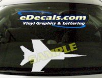 MIL131 Military Aircraft Airplane Decal