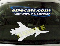  MIL133 Military Aircraft Airplane Decal