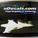 MIL136 Military Aircraft Airplane Decal