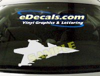  MIL136 Military Aircraft Airplane Decal