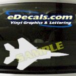 MIL139 Military Aircraft Airplane Decal