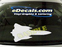  MIL142 SR71 Blackbird Military Aircraft Airplane Decal