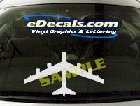  MIL143 B52 Military Aircraft Airplane Decal